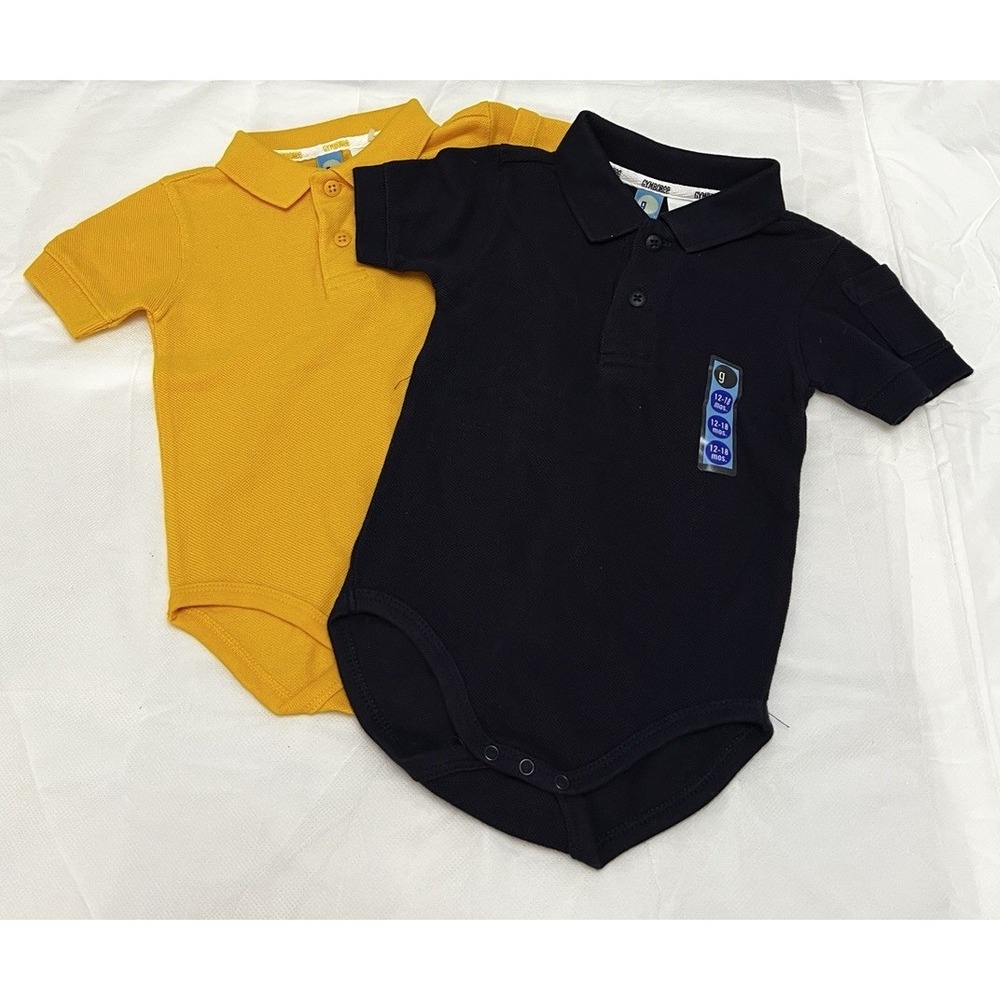Vintage 2000 Gymboree Baby Boy Polo Bodysuit Romper One‎ Piece Y2K Infant